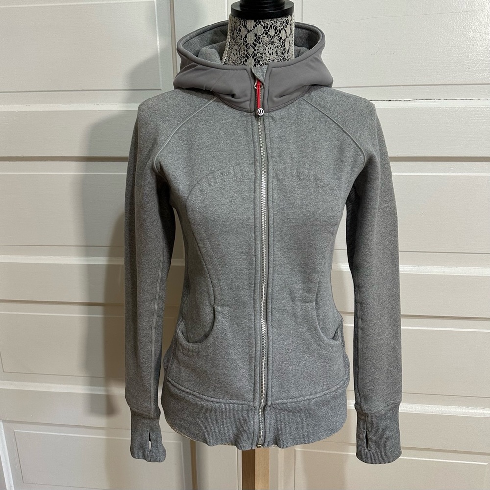 RARE Lululemon Scuba Hoodie II *Reflective 6 Heathered Speckled Grey - Picture 1 of 8